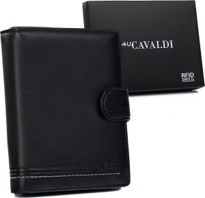 4U Cavaldi Klasyczny portfel męski z eleganckimi przeszyciami - Cavaldi NoSize 1