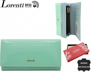 Lorenti Skórzany portfel damski na karty z ochroną RFID Protect - Lorenti NoSize 1