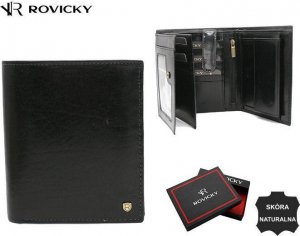 Rovicky Duży, skórzany portfel męski z systemem RFID - Rovicky NoSize 1