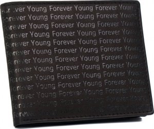 Forever Young Skórzany portfel zdobiony monogramem - Forever Young NoSize 1