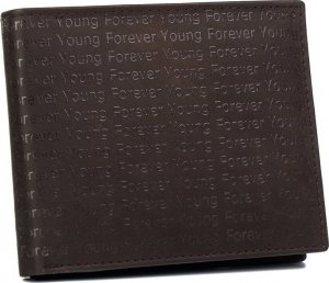 Forever Young Skórzany portfel zdobiony monogramem - Forever Young NoSize 1