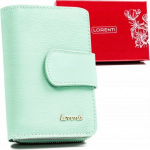 Lorenti Skórzany portfel damski w orientacji pionowej zamykany na zatrzask - Lorenti NoSize 1