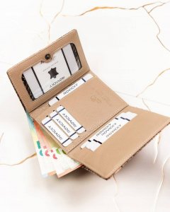 Lorenti Mały, skórzany portfel damski na zatrzask i bigiel - NoSize 8