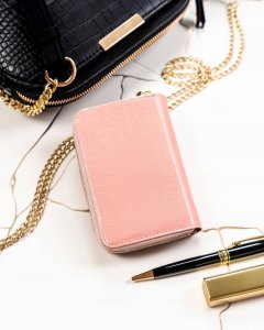 Lorenti Skórzany portfel damski w orientacji pionowej zamykany na zatrzask - Lorenti NoSize 4