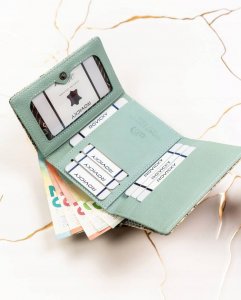 Lorenti Mały, skórzany portfel damski na zatrzask i bigiel - NoSize 8