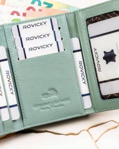 Lorenti Mały, skórzany portfel damski na zatrzask i bigiel - NoSize 9