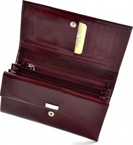 Swarovski CV 140 Swarovski kolekcja Giovani skórzany portfel damski fioletowy CV 140 2