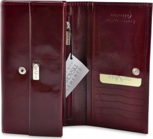 Swarovski CV 140 Swarovski kolekcja Giovani skórzany portfel damski fioletowy CV 140 3