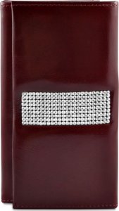 Swarovski CV 140 Swarovski kolekcja Giovani skórzany portfel damski fioletowy CV 140 4