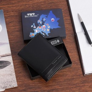 Beltimore Portfel skórzany męski włoska skóra naturalna licowa premium klasyczny RFiD Beltimore G05 2