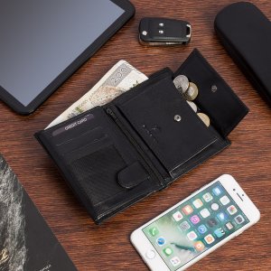 Beltimore Portfel skórzany męski włoska skóra naturalna licowa premium klasyczny RFiD Beltimore G05 3