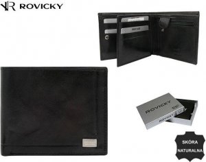 Rovicky Klasyczny, elegancki portfel męski ze skóry naturalnej - Rovicky NoSize 1