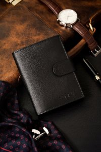 4U Cavaldi Pojemny stylowy skórzany męski portfel 4U Cavaldi NoSize 2