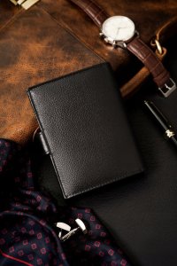 4U Cavaldi Pojemny stylowy skórzany męski portfel 4U Cavaldi NoSize 4