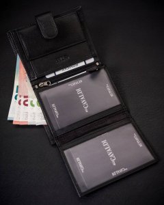 4U Cavaldi Pojemny stylowy skórzany męski portfel 4U Cavaldi NoSize 7