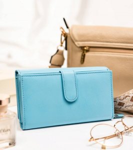 Peterson Duży, skórzany portfel damski na zatrzask i suwak - NoSize 3