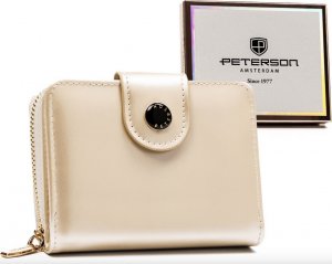 Peterson Mały portfel damski ze skóry ekologicznej na zatrzask i suwak - Peterson NoSize 1