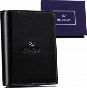 Rovicky Rozbudowany portfel męski ze skóry naturalnej z systemem RFID - Rovicky NoSize 1