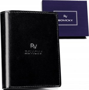 Rovicky Skórzany portfel męski wyposażony w system RFID - Rovicky NoSize 1