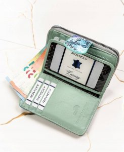 Lorenti Portfel Damski Ze Skóry Naturalnej Z Motywem Skóry Węża 5