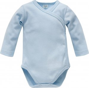 PINOKIO Body z długim rękawem niemowlęce niebieska rozpinane Lovely Day Pinokio 68 1
