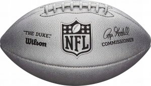 Wilson Wilson NFL Duke Metallic Edition Ball WTF1827XB Srebrne 9 1