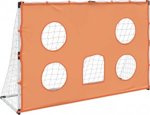 vidaXL Bramka do piłki nożnej dla dzieci, z matą celnościową i piłką 4