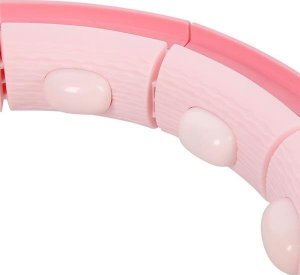 One Fitness Hula hop z obciążnikiem + licznik fh02 różowe 8