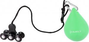 HMS Zestaw hula hop z wypustkami i obciążnikiem hhw01 zielony + pas wyszczuplający br163 czerwony 4