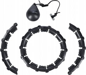 HMS HHW11 PLUS SIZE HULA HOP BLACK Z WYPUSTKAMI I OBCIĄŻNIKIEM HMS 13