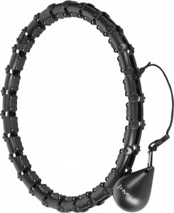 HMS HHW11 PLUS SIZE HULA HOP BLACK Z WYPUSTKAMI I OBCIĄŻNIKIEM HMS 3