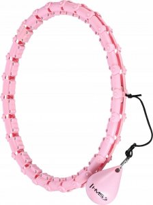 HMS HHW11 PLUS SIZE HULA HOP LIGHT PINK Z WYPUSTKAMI I OBCIĄŻNIKIEM HMS 3