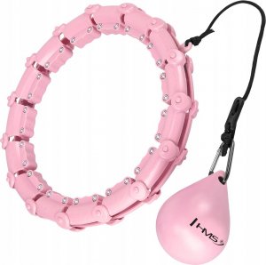 HMS HHW11 PLUS SIZE HULA HOP LIGHT PINK Z WYPUSTKAMI I OBCIĄŻNIKIEM HMS 4