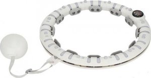 Springos Hula hop z obciążeniem i masażerem odchudzające, 12 wypustek, licznik, szare UNIWERSALNY 10