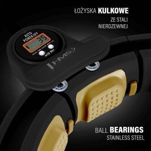 HMS Hula-Hop z obciążnikiem i magnesem + licznik HHM13 czarno - złote 12