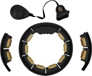 HMS Hula-Hop z obciążnikiem i magnesem + licznik HHM13 czarno - złote 5