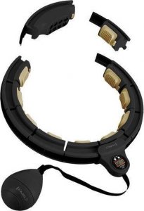 HMS Hula-Hop z obciążnikiem i magnesem + licznik HHM13 czarno - złote 7