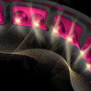 HMS HHM16 Hula Hop z wypustkami, magnesem i obciążnikiem + licznikiem 15