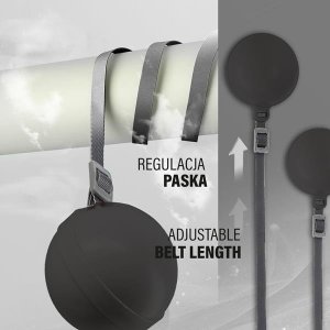 HMS HHM16 Hula Hop z wypustkami, magnesem i obciążnikiem + licznikiem 6