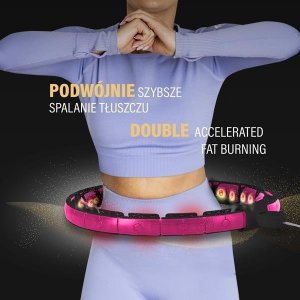 HMS HHM16 Hula Hop z wypustkami, magnesem i obciążnikiem + licznikiem 9