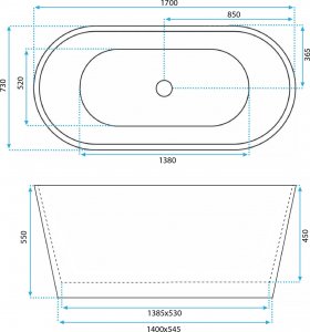 Wanna Rea Wanna Wolnostojąca Rea MILANO 170 6