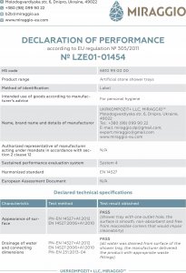 Brodzik Miraggio Brodzik konglomeratowy 80x80cm półokrągły 11