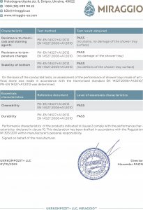 Brodzik Miraggio Brodzik konglomeratowy 80x80cm półokrągły 12