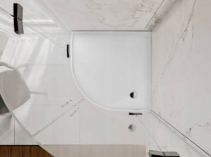 Brodzik Miraggio Brodzik konglomeratowy 80x80cm półokrągły 7