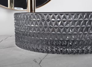 Umywalka Rea Umywalka nablatowa Rea Cristal Black 6