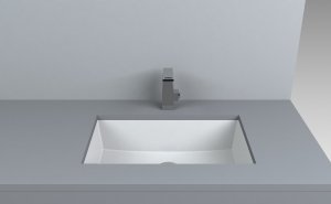 Umywalka Miraggio Umywalka podblatowa prostokątna 56 x 35cm 5