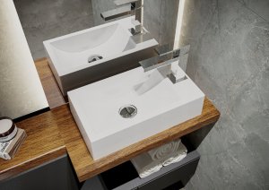 Umywalka Miraggio Umywalka nablatowa mała misa 40 x 23 cm 4