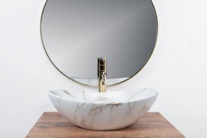 Umywalka Rea Umywalka Nablatowa REA Royal Mini Aiax Shiny 3