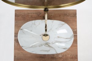 Umywalka Rea Umywalka Nablatowa REA Royal Mini Aiax Shiny 4