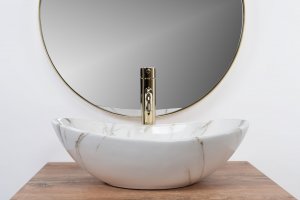 Umywalka Rea Umywalka Nablatowa REA Royal Mini Aiax Shiny 5